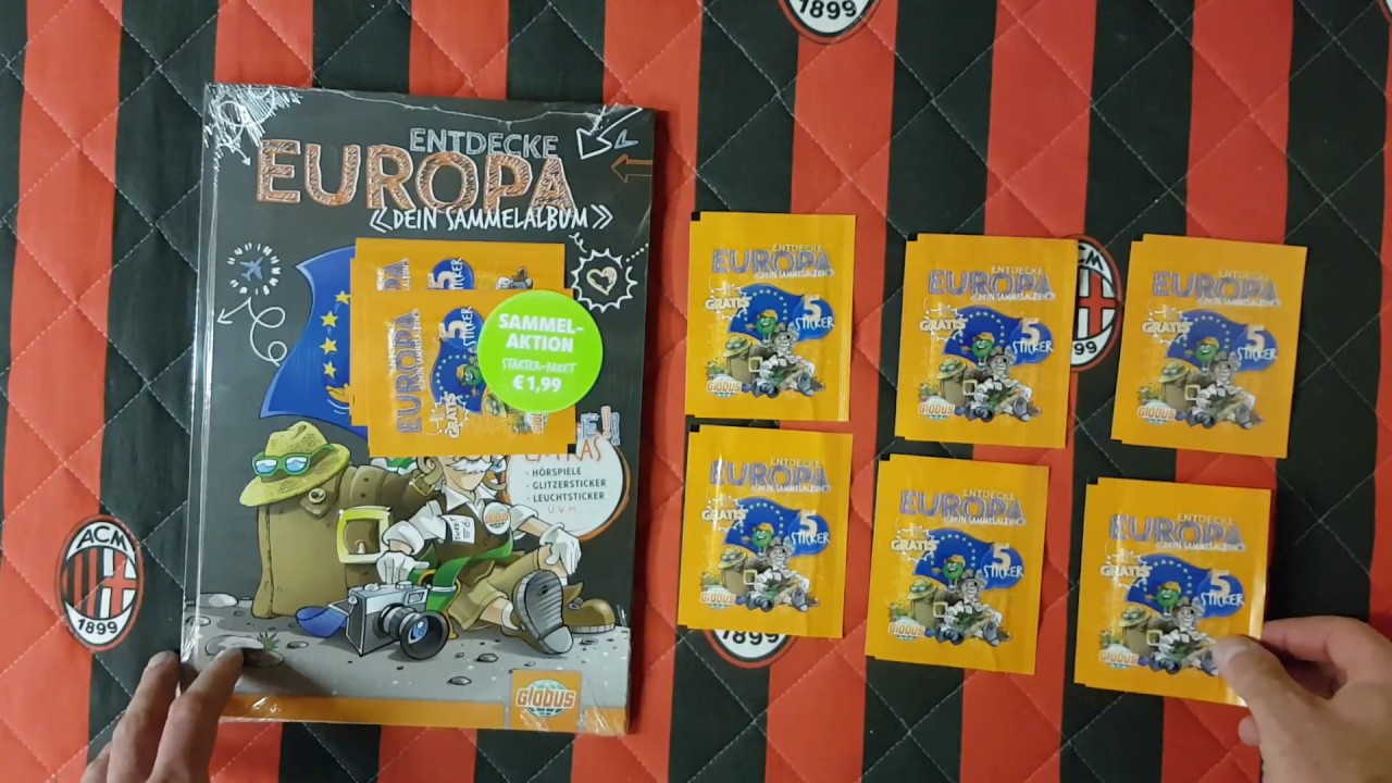 NOWOŚĆ W NIEMCZECH!!KOLEKCJA NAKLEJEK ZE SKLEPU GLOBUS - ODKRYJ EUROPĘ - TWÓJ ALBUM KOLEKCJONERSKI!!
