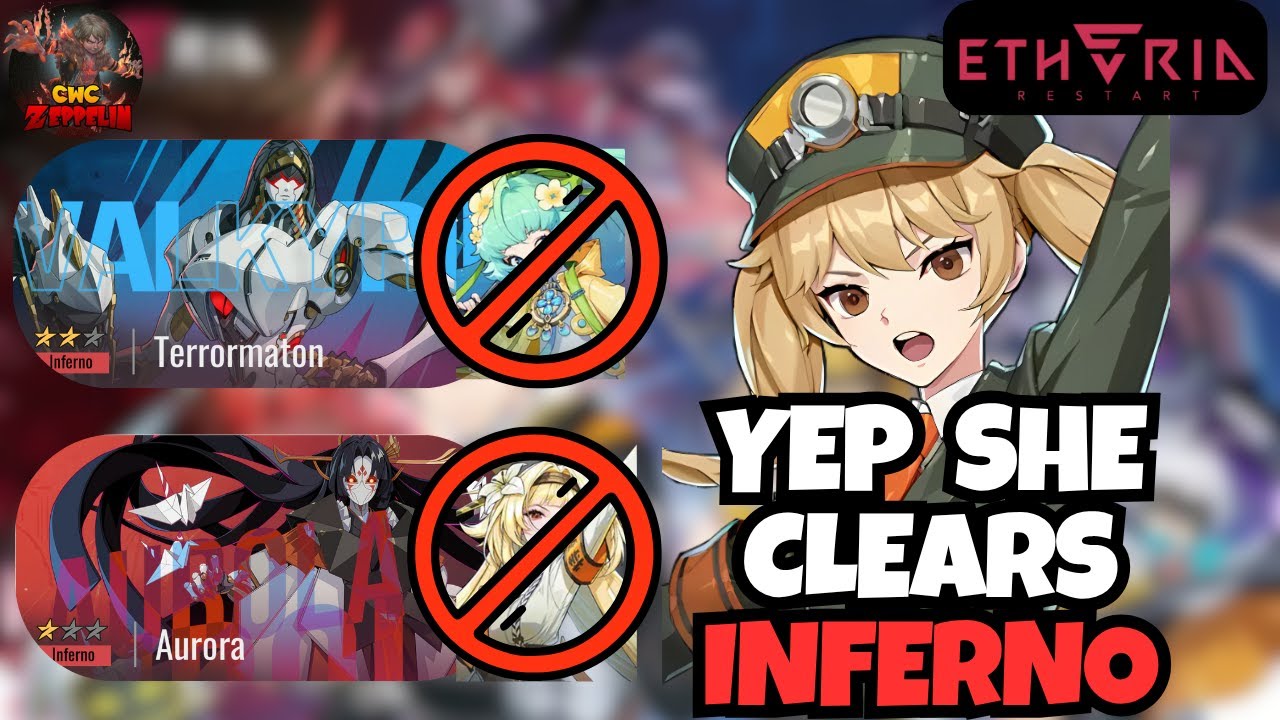 Etheria: Restart - Kazami Kazuyo Clears Inferno