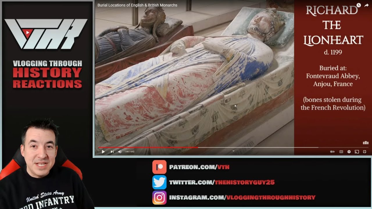 Historian Reacts - Burial Locations of English & British Monarchs (Useful Charts)