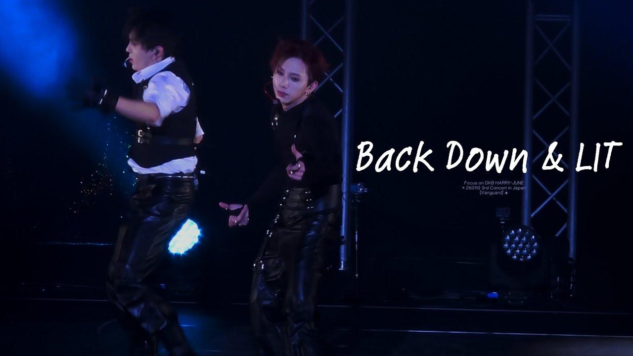 260110 3rd Concert in Japan 1부 | 다크비(DKB) | Back Down & LIT | 해리준 focus