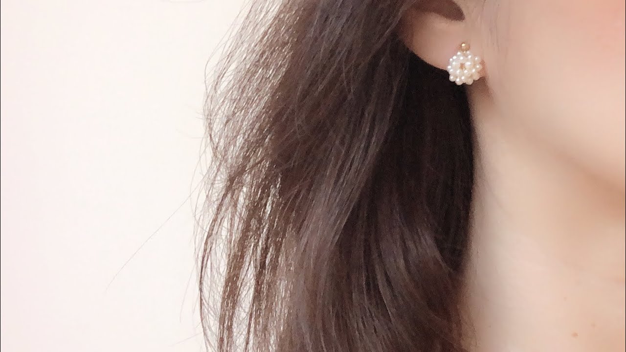 珍珠耳環DIY教學製作【點點滴滴 珍珠耳環】JoyJoyGem|輕珠寶|手工飾品|EW19050