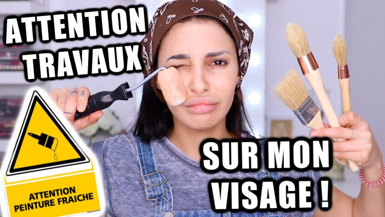 SE MAQUILLER AVEC DES OUTILS PEINTURE : DÉFI RELEVÉ !