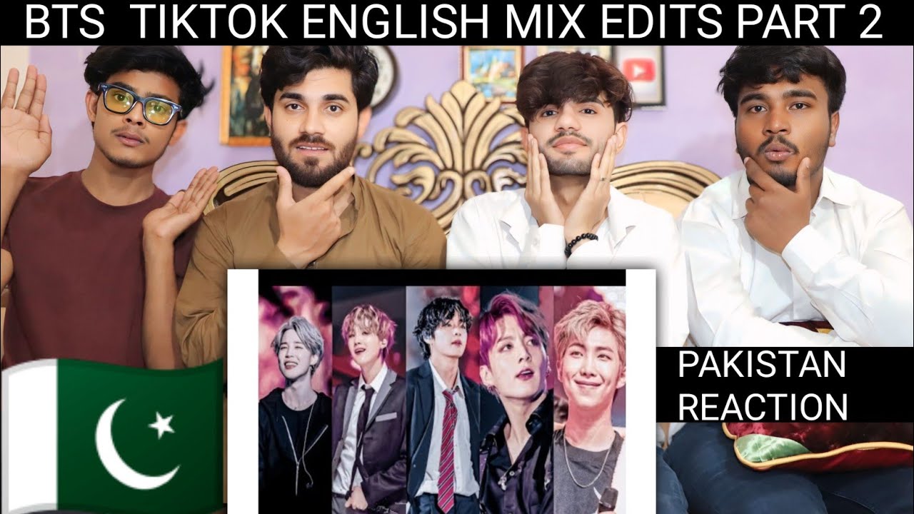 Bts TikTok English Mix Edits Pakistan Reaction Haider