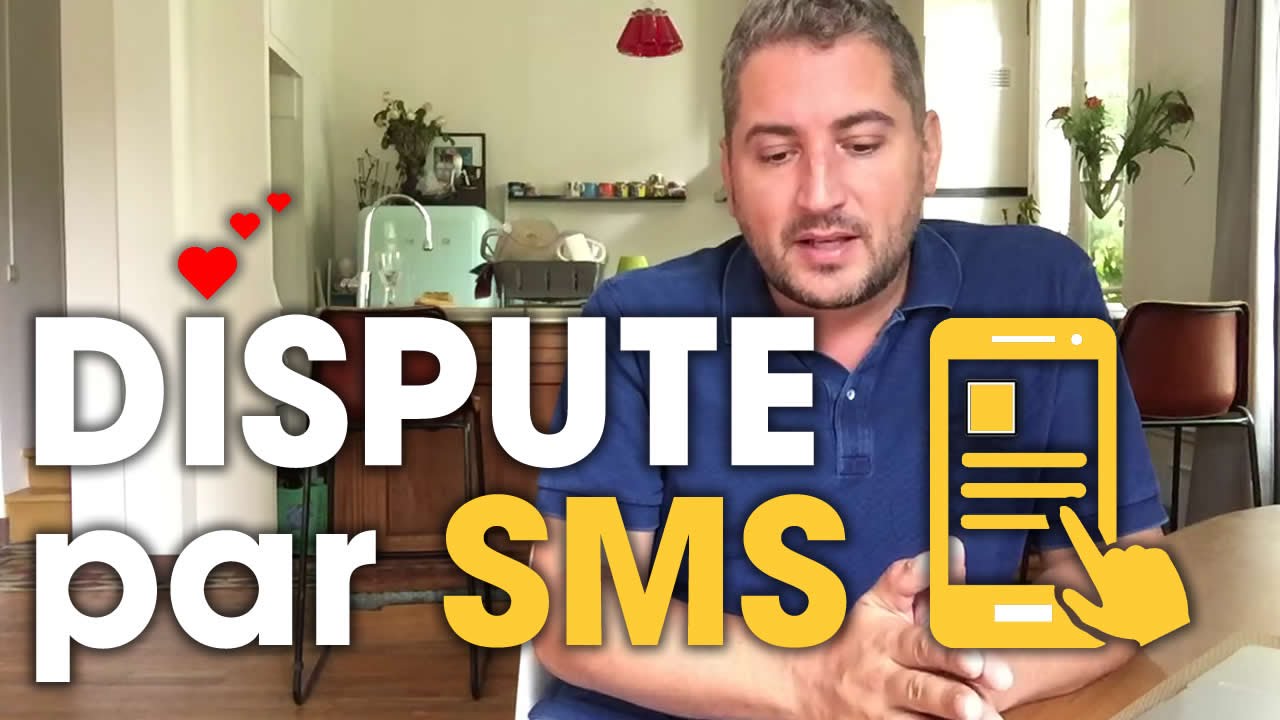 Dispute de couple par sms : que faire ?
