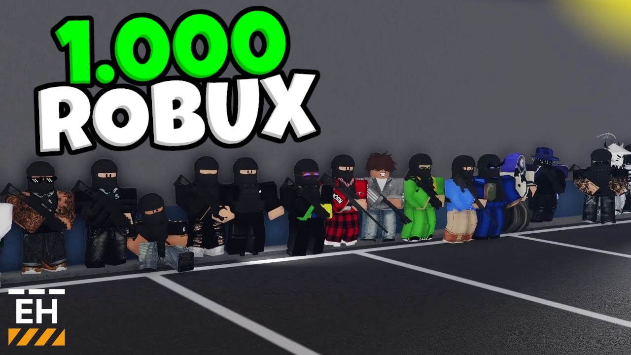 Wer als letztes die Tiefgerage verlässt bekommt 1.000 ROBUX!