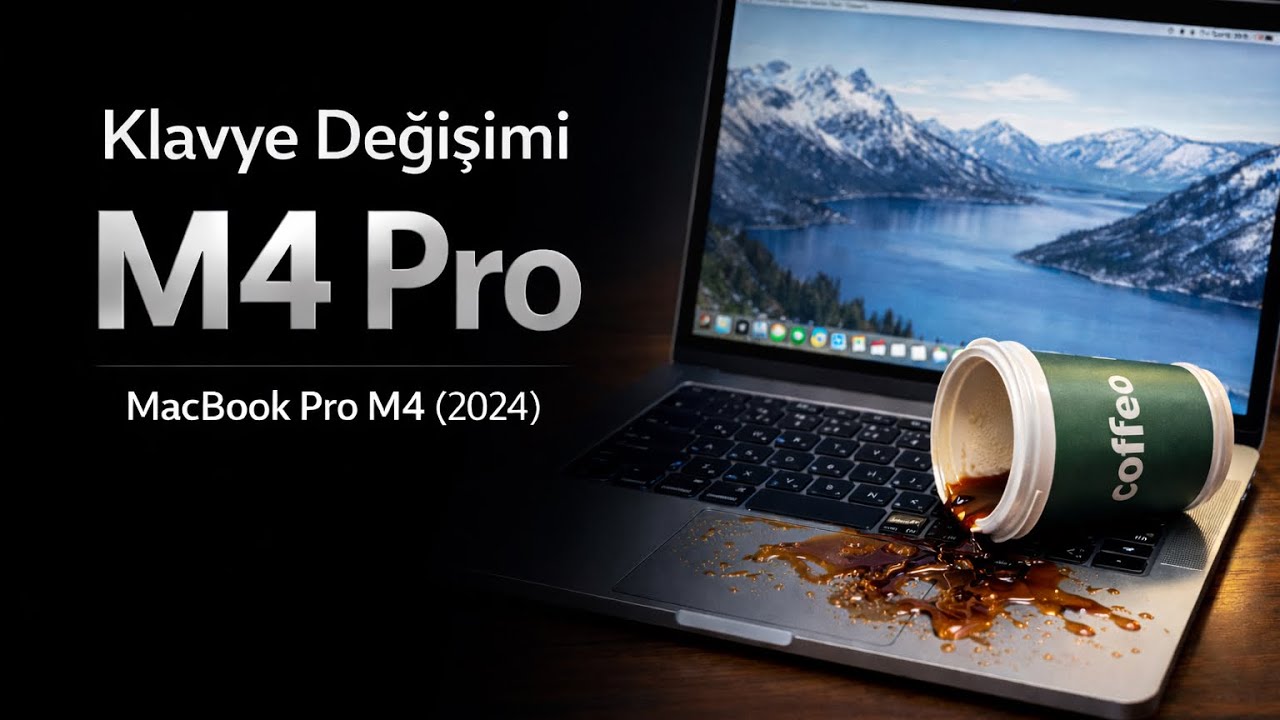 MacBook Pro M4 (A3112) | Kahve Dökülmesi Sonrası Klavye Servisi