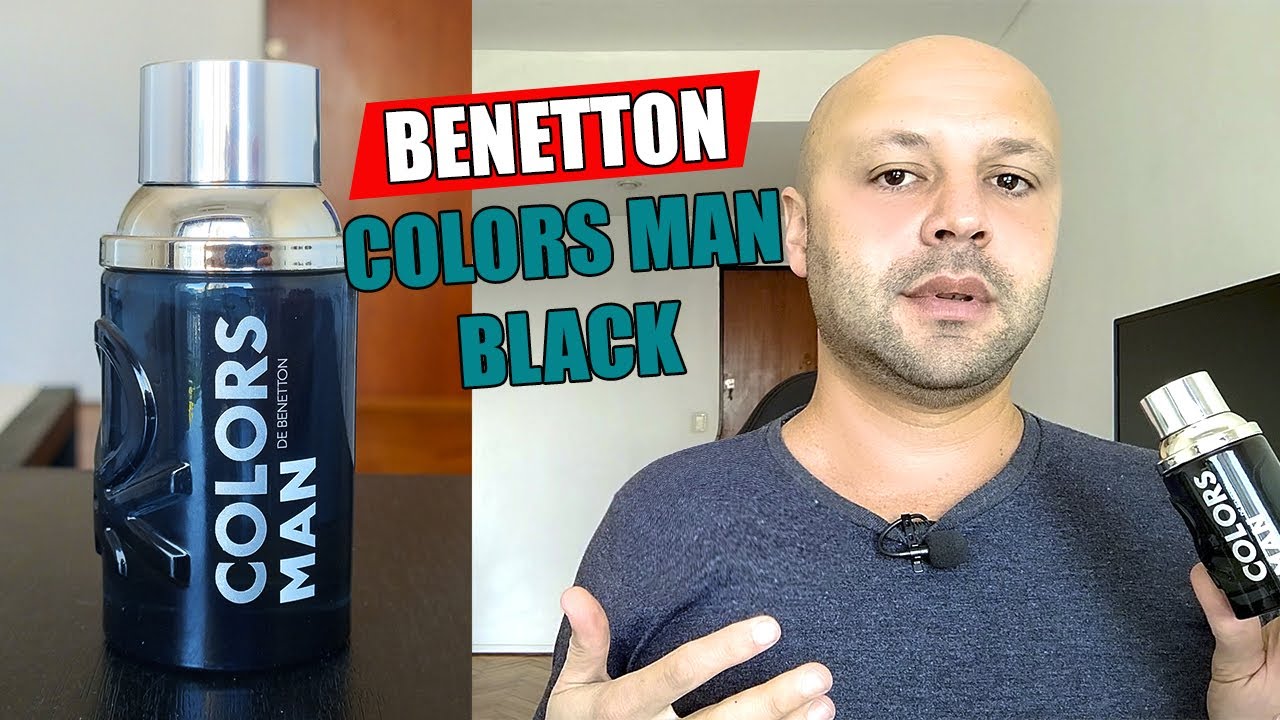BENETTON COLORS MAN BLACK 🅱 ⚫Opinion y Reseña ❄ Fragancia Economica con OUD