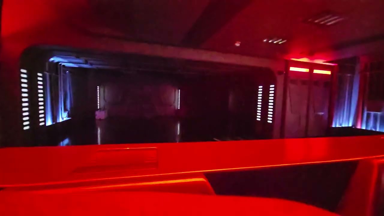 Behind Star Wars ride (Rise of the resistance) Disneyland 