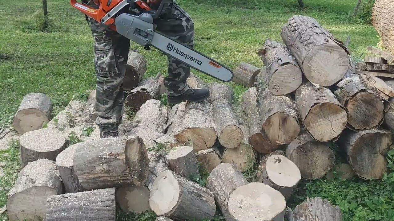 HUSQVARNA 562 XP,száraz gyertyánban!