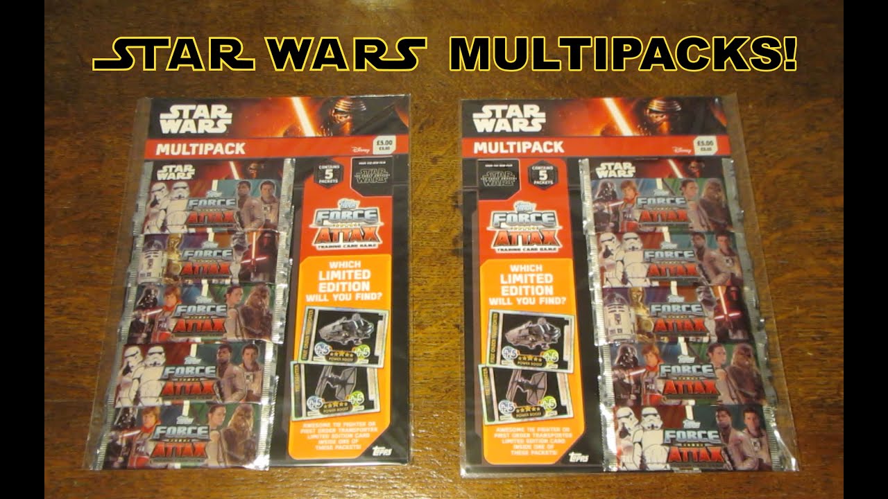 Star Wars Force Attax 2 MULTIPACKS! - The Force Awakens