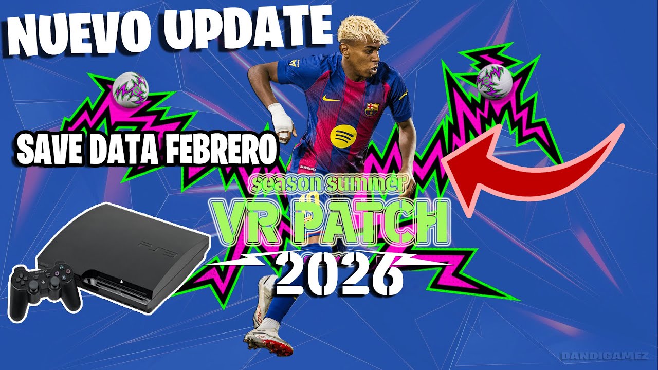 NUEVA ACTUALIZACION PARA VR PATCH eFootball 2026 PS3 🎮❤️