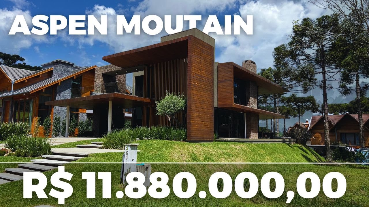 Mansão a venda em Gramado no Aspen Mountain, Seu paraíso a venda por R$11.880.000,00