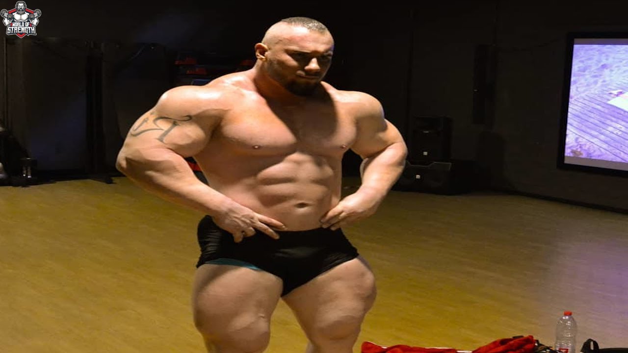 The 𝑮𝑬𝑹𝑴𝑨𝑵 𝑯𝑼𝑳𝑲 | Leonidas Arkona | Age 22 | 400kg Squat !!