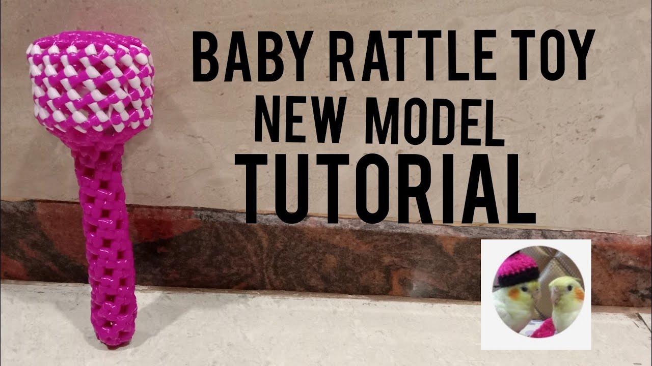 M.k.Plastic Wire Works ( BABY RATTLE TOY - NEW MODEL - TUTORIAL - HAPPY MAY DAY)
