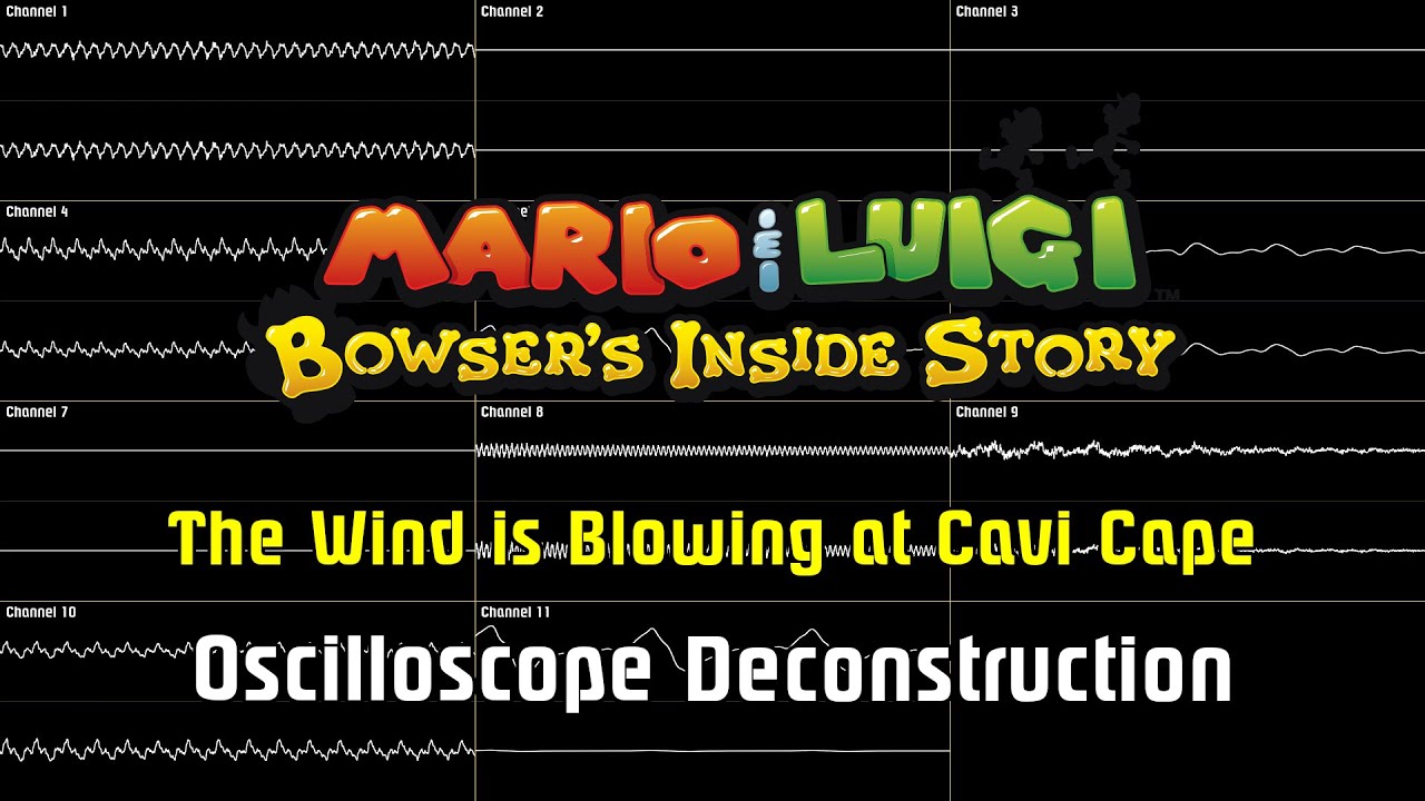 Mario & Luigi: Bowser's Inside Story - Cavi Cape [Oscilloscope Deconstruction]