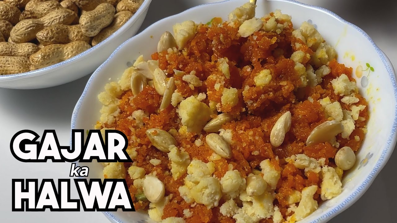 Gajar Ka Halwa with Orange Carrots