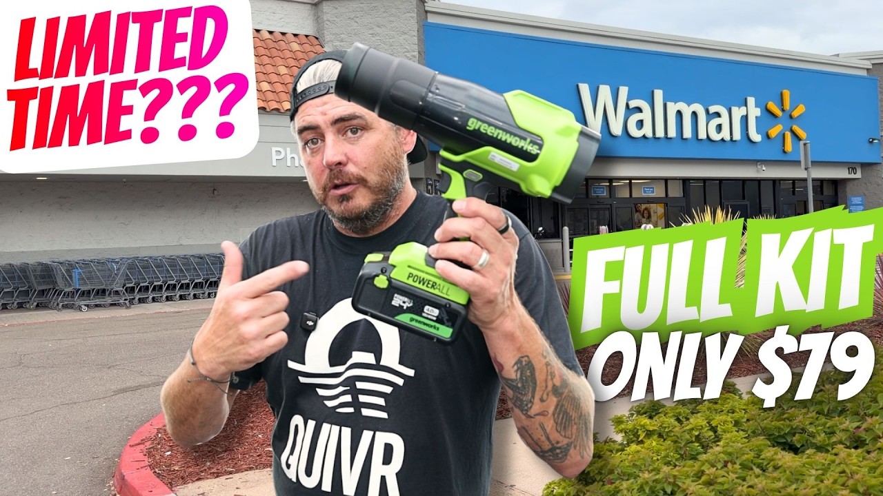 Greenworks 24v Handheld Leaf Blower - AMAZING DEAL for a Limited Time?