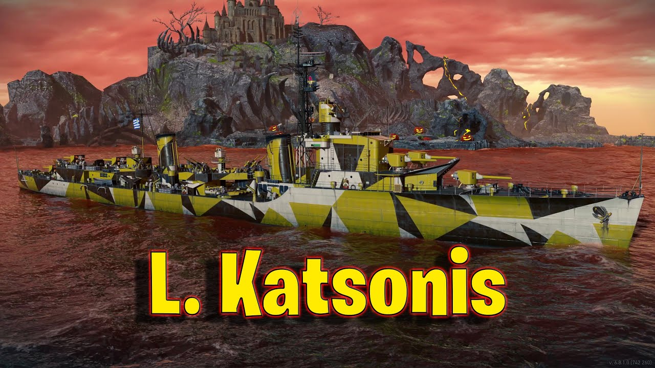 Meet The Katsonis! Tier 8 Pan Euro Destroyer in World of Warships Legends!