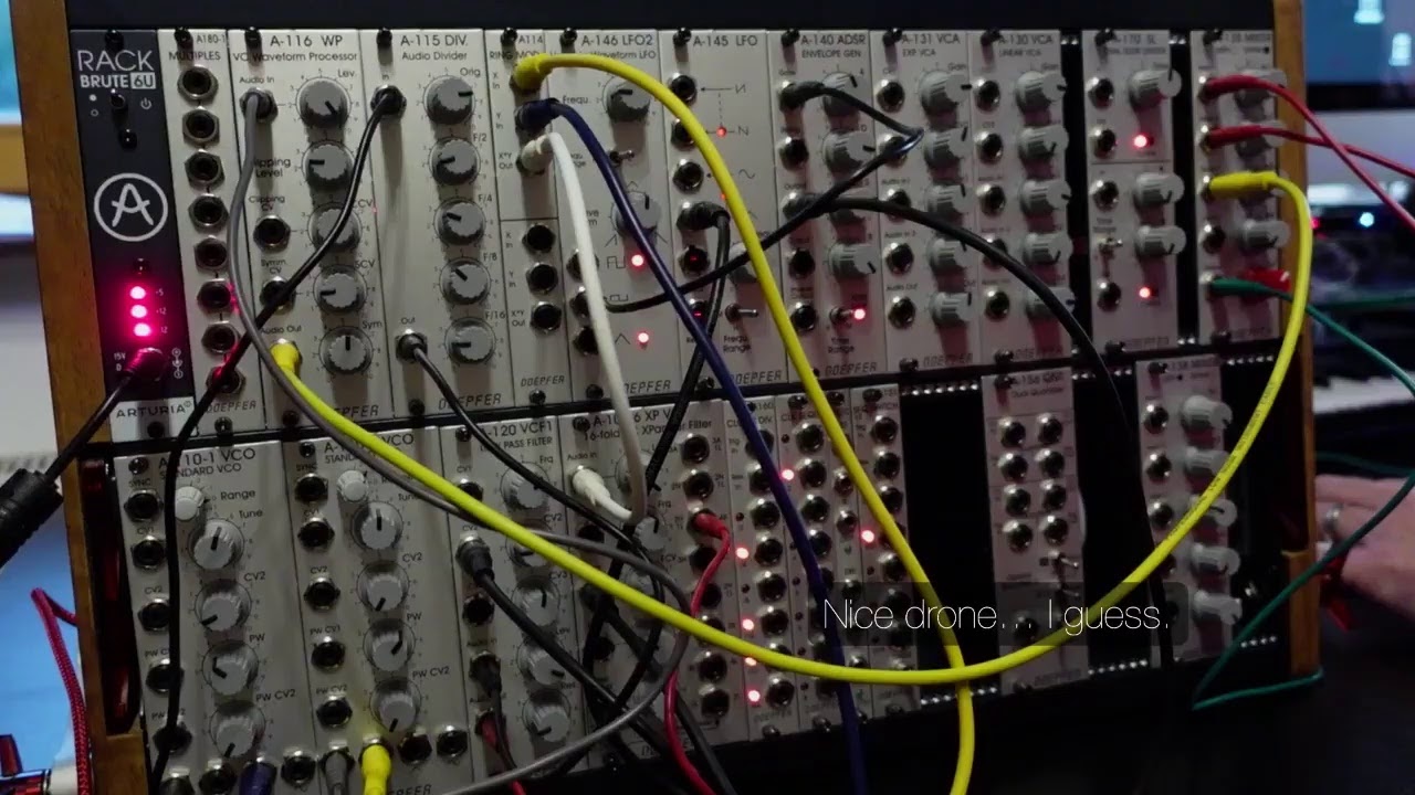 This turned out as dark ambient: Doepfer A-100 revisited - Jamming with my first modules ever bought