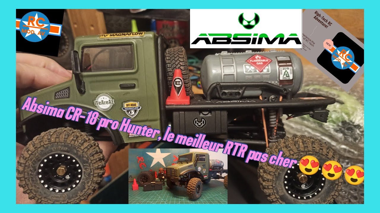 Absima CR-18 pro Hunter, le meilleur RTR pas cher 😍😍😍