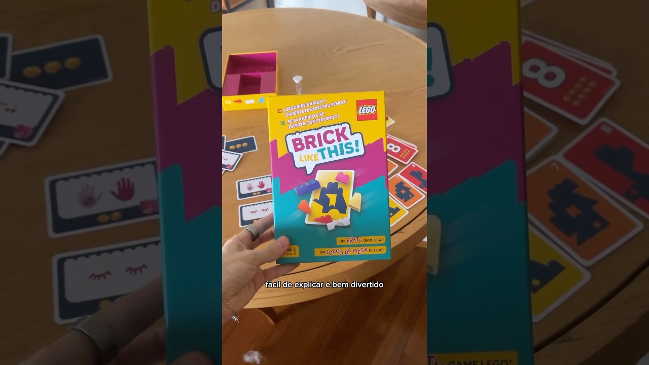 Jogo de tabuleiro de lego!! mt bom #jogosdetabuleiro #jogosleves #jogos