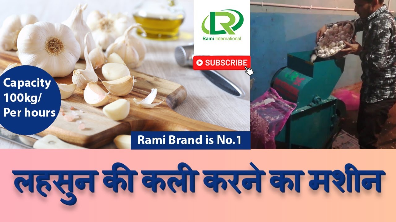 Garlic Bulb Breaker Machine | Garlic Bulb Cutter Machine Price | Mini Garlic Breaker Machine | RAMI