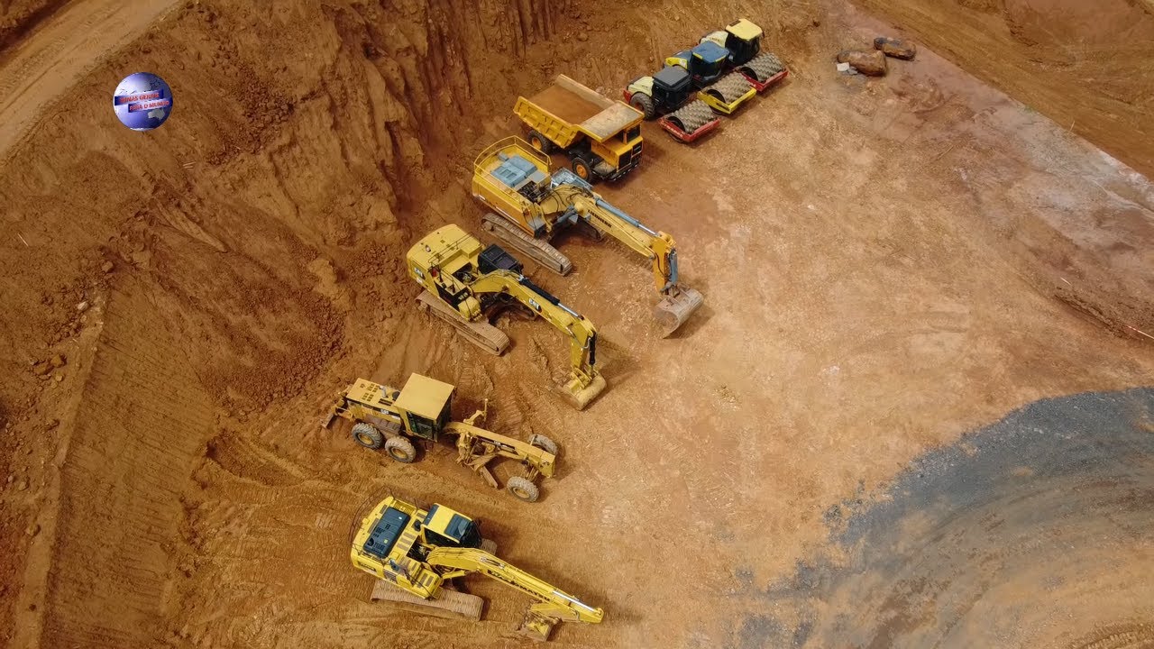 BR 381 OBRAS CONSTRUÇÃO NOVO TREVO DE SÃO GONÇALO DO RIO ABAIXO, EM MINAS GERAIS BRASIL..