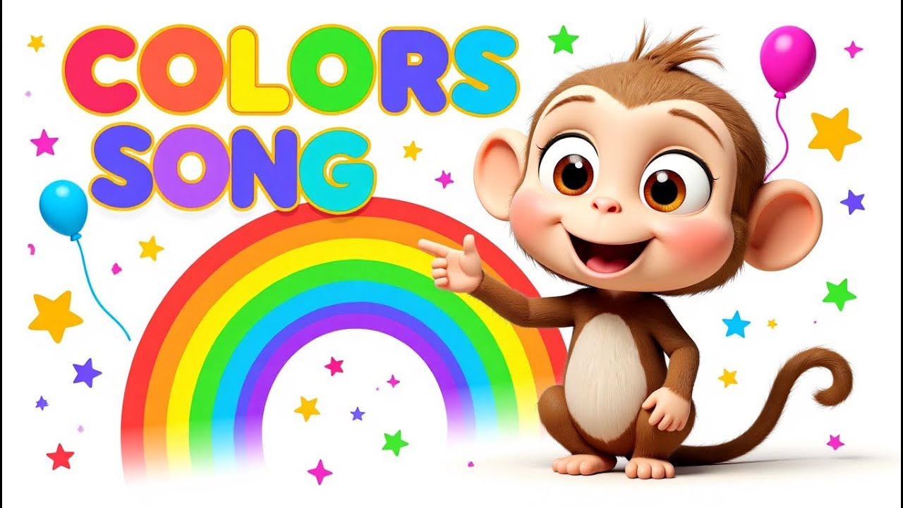 Learn Colors with Miko the Monkey | Fun Kids Color Song