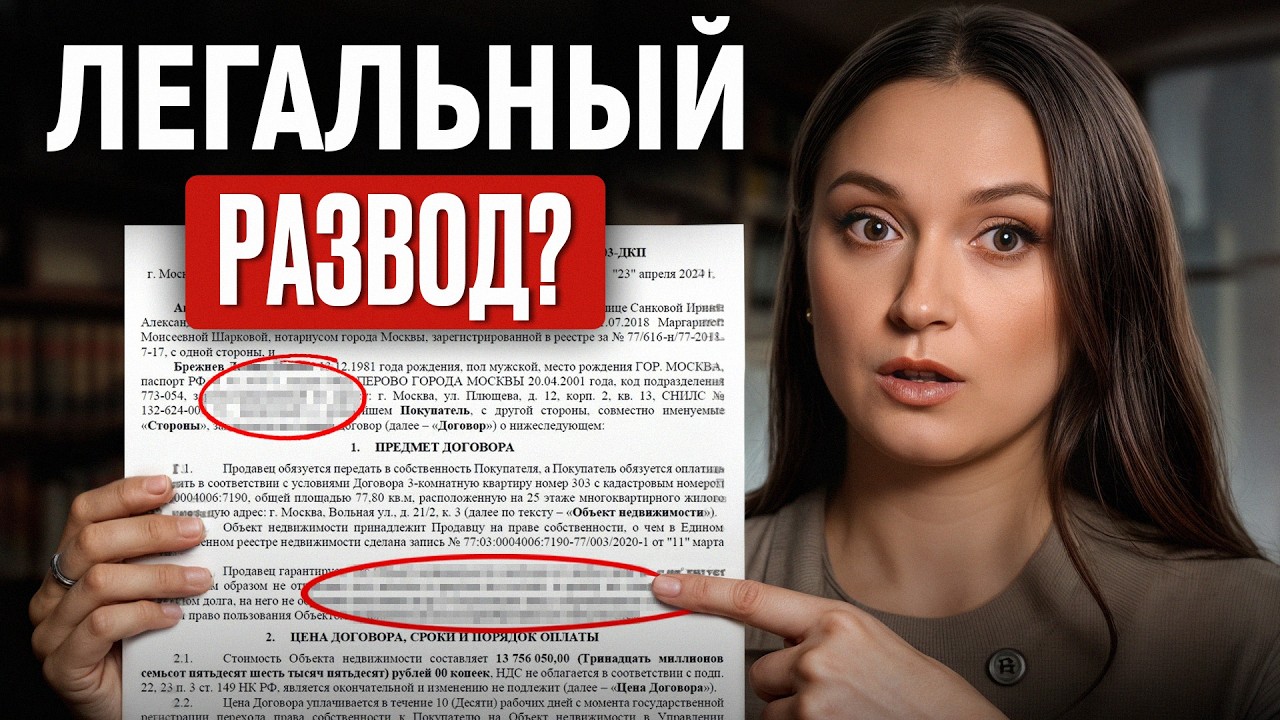 СРОЧНО проверь свой ДОГОВОР! / Как НЕ КУПИТЬ квартиру в России с ФАТАЛЬНЫМИ рисками?