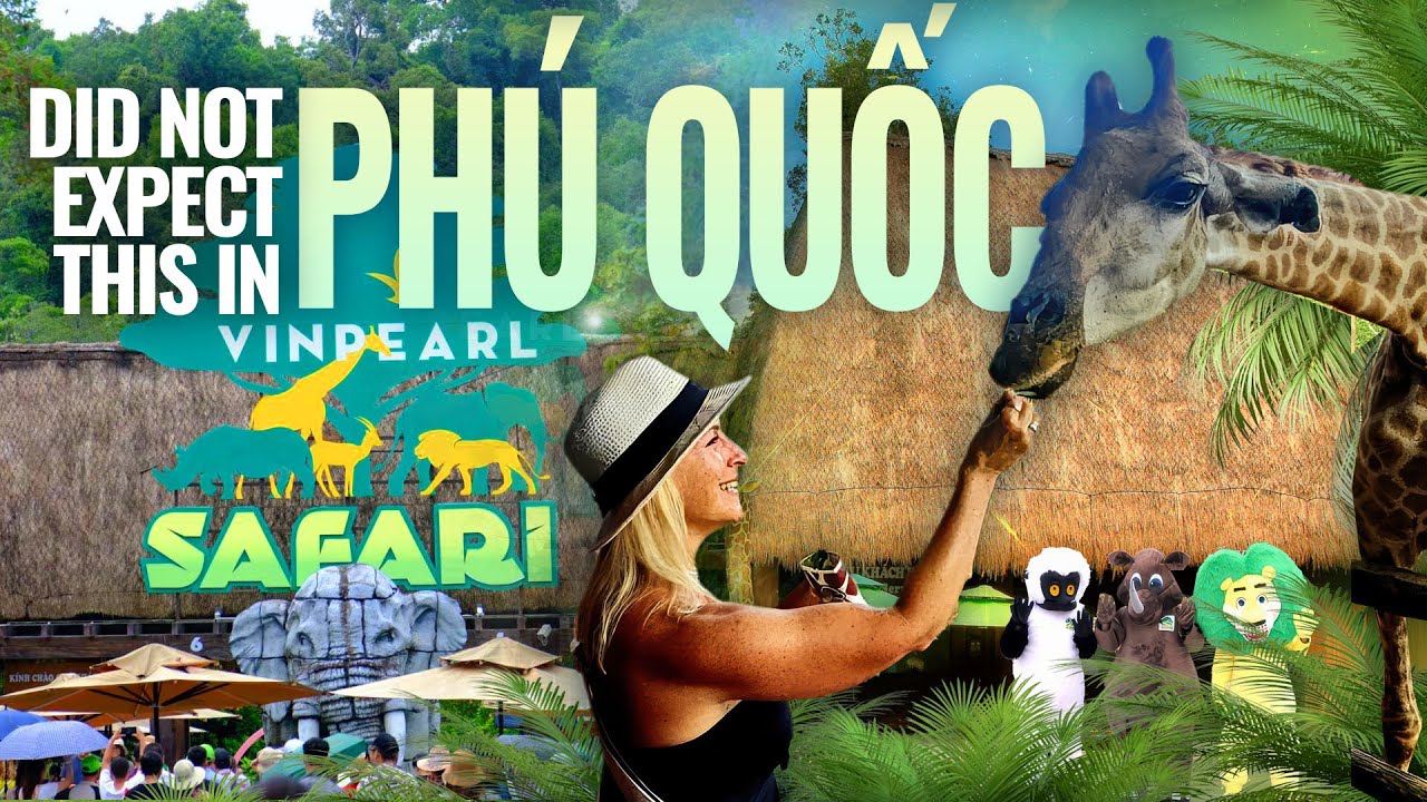 Phú Quốc | Did Not Expect THIS!! 🦒| Exploring Vinpearl Safari | Vietnam 🇻🇳