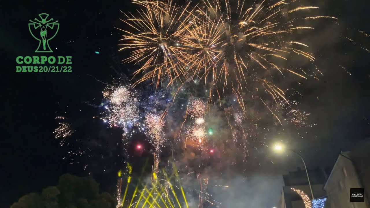 Mega sessão de fogo Piromusical festas Corpo de Deus Paços de Ferreira (Domingo) 2022