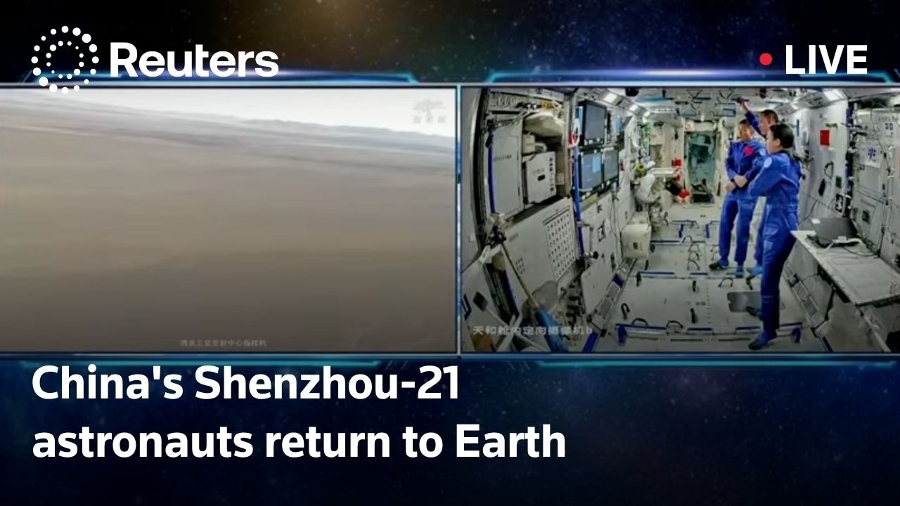 LIVE: China's Shenzhou-21 astronauts return to Earth