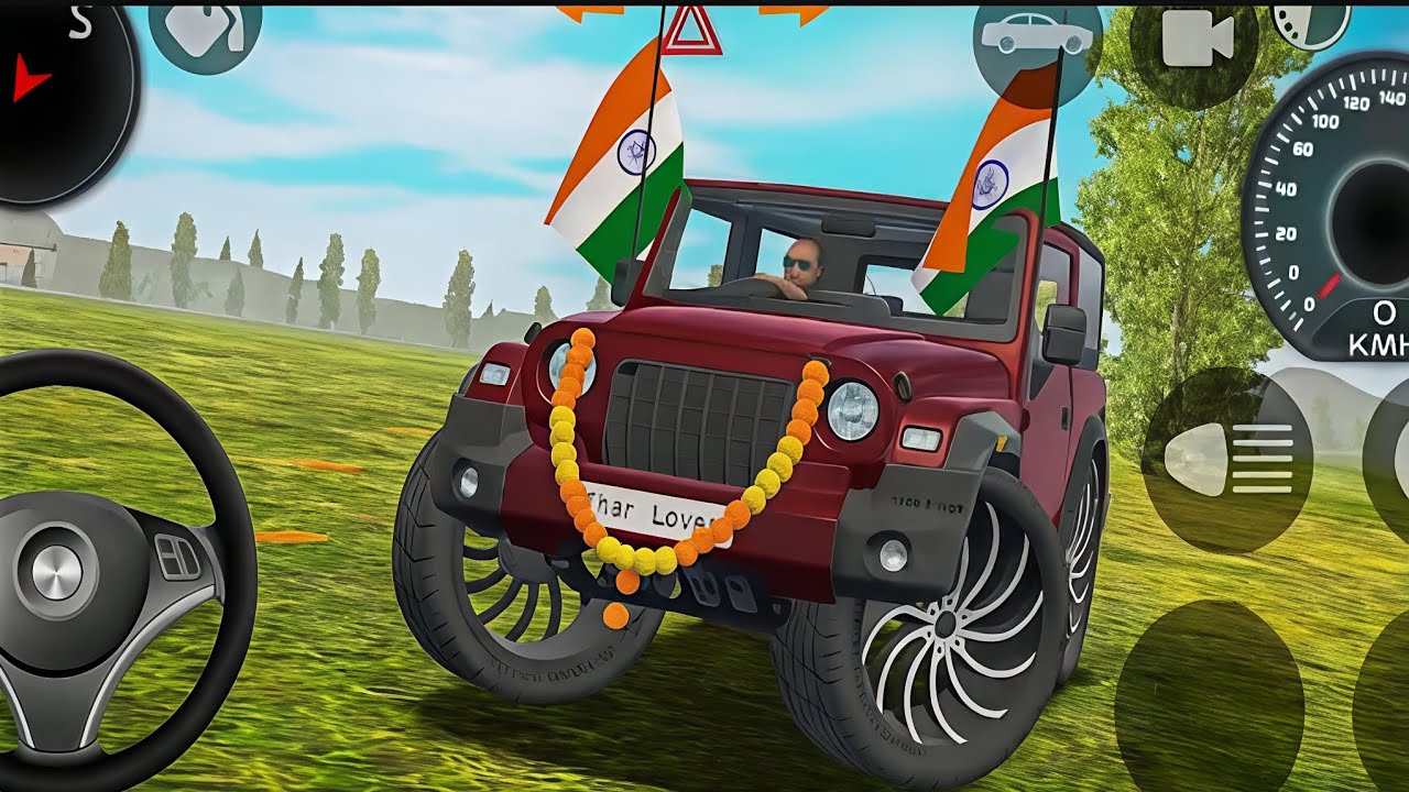 Modified Mahindra Thar Car Games: Indian Cars (Gadi Wala Game) - Car Game Android Gameplay