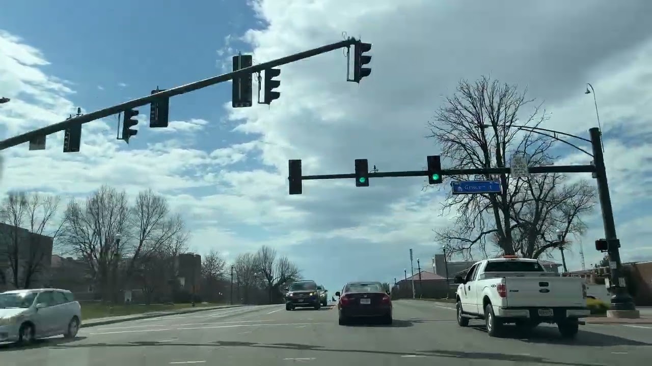 Morning drive in Harrisonburg Virginia | Sunny Morning driving experience
