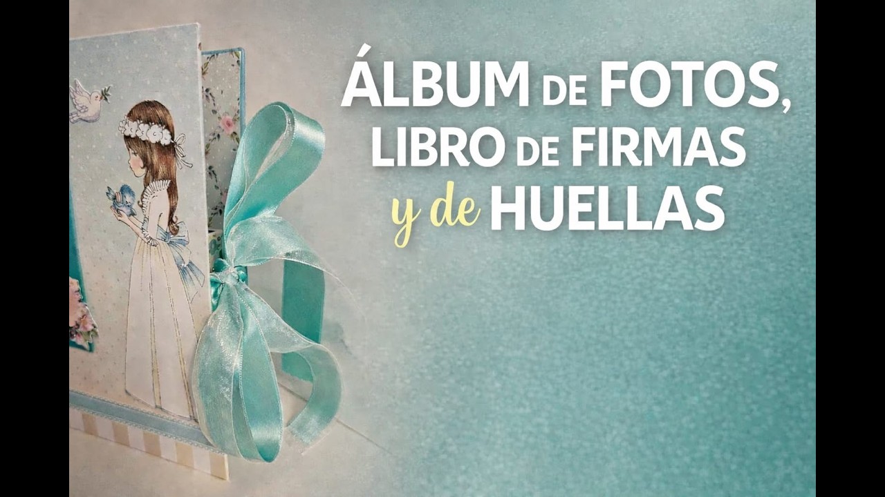 ALBUM DE COMUNIÓN, LIBROS DE FIRMAS Y DE HUELLAS
