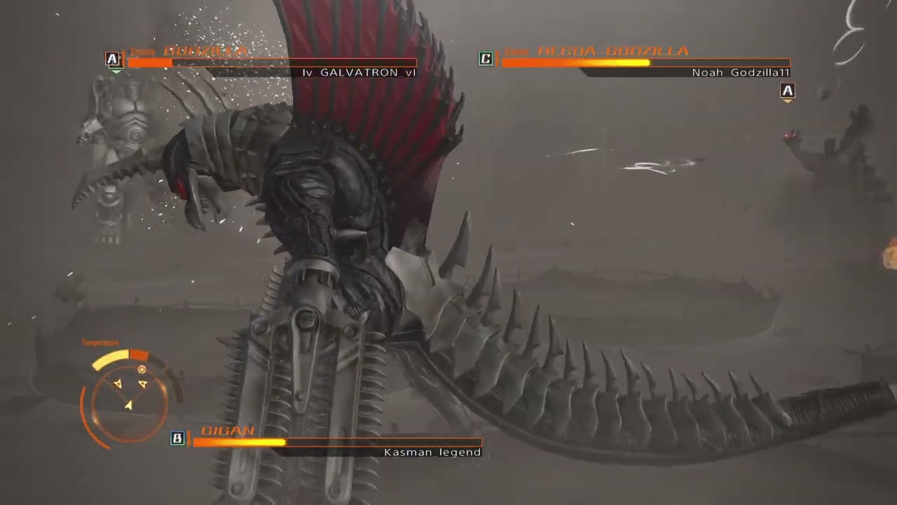 Gigan vs mecha Godzilla vs Godzilla 1964