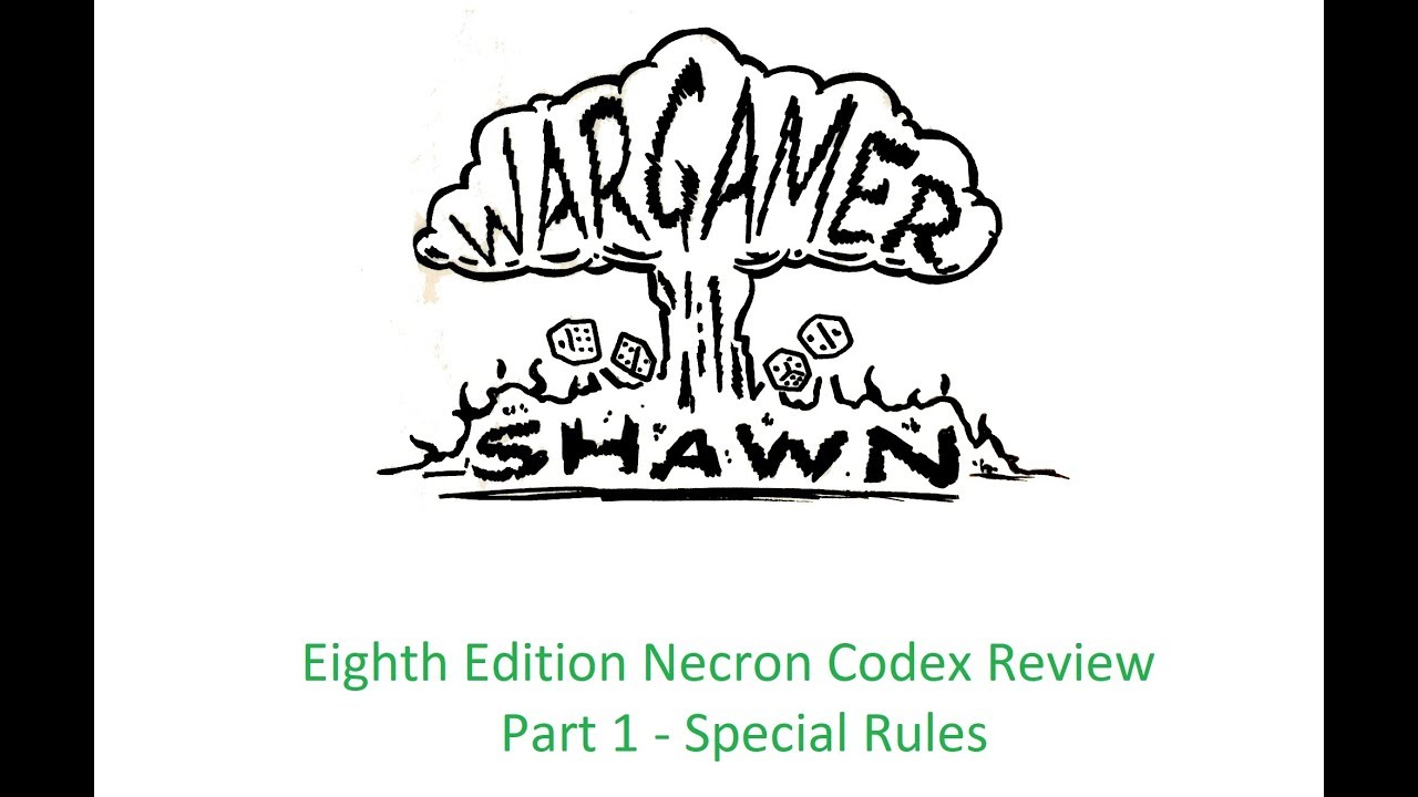 Warhammer 40k 8th Edition Necron Codex Review : Part 1 Intro