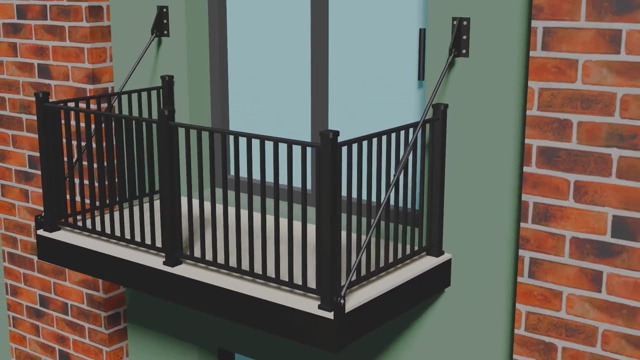 Wahoo Complete Prefabricated Balcony System