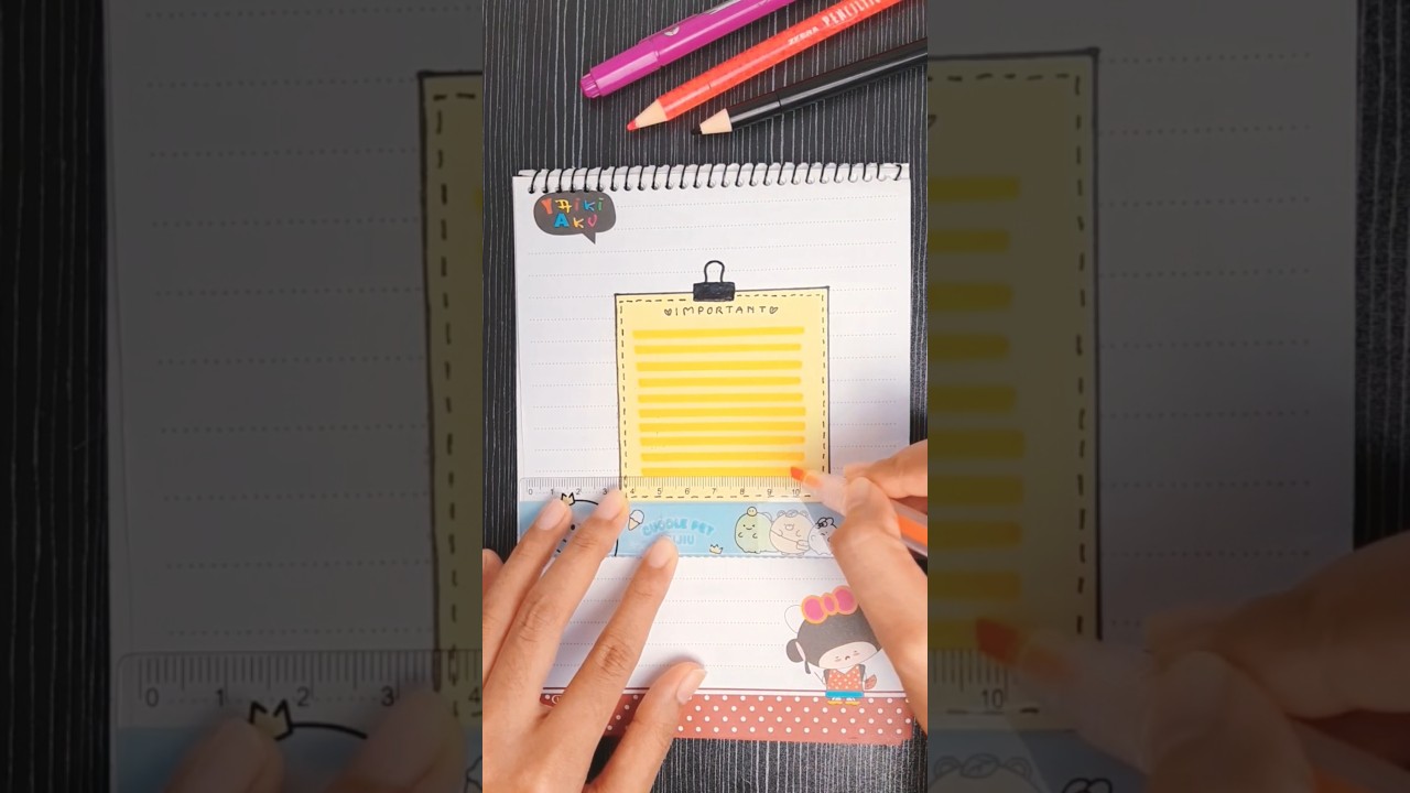 IDE UNIK POST IT NOTES #creativeideas #viral #notes #easydiy #unik
