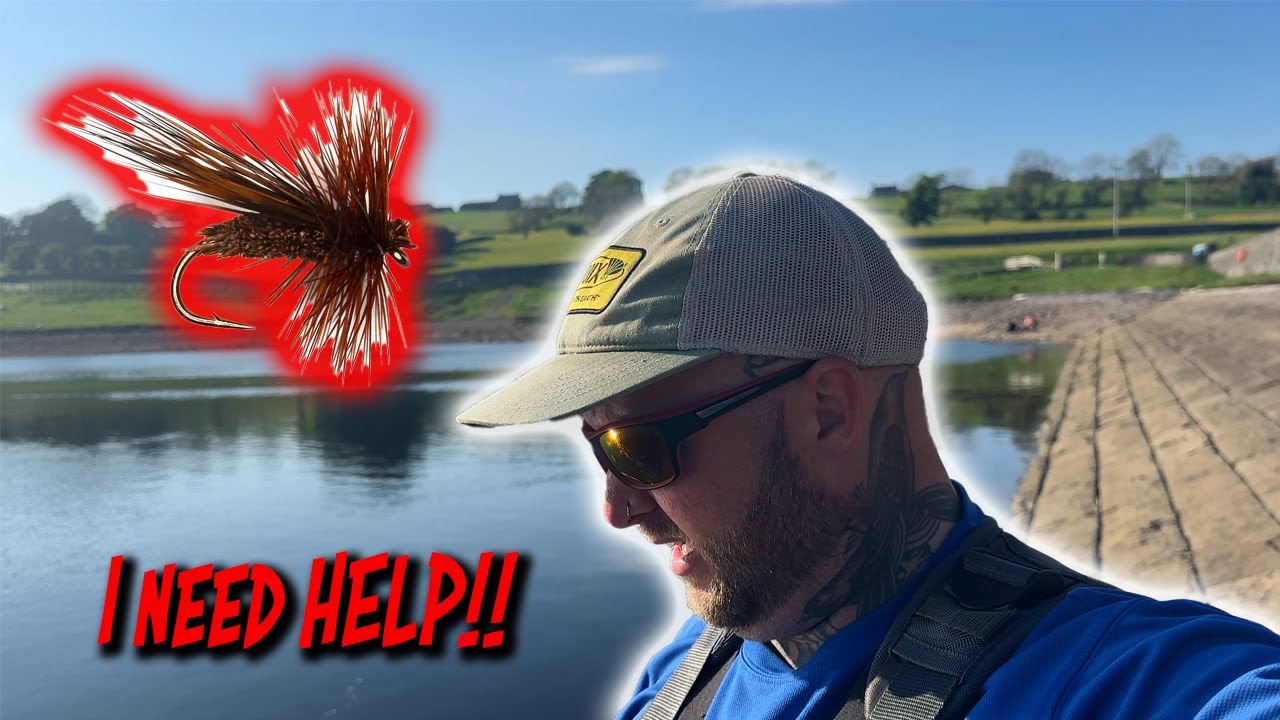 Reservoir Dry Fly Fishing For Rainbow Trout... I SUCK!!!