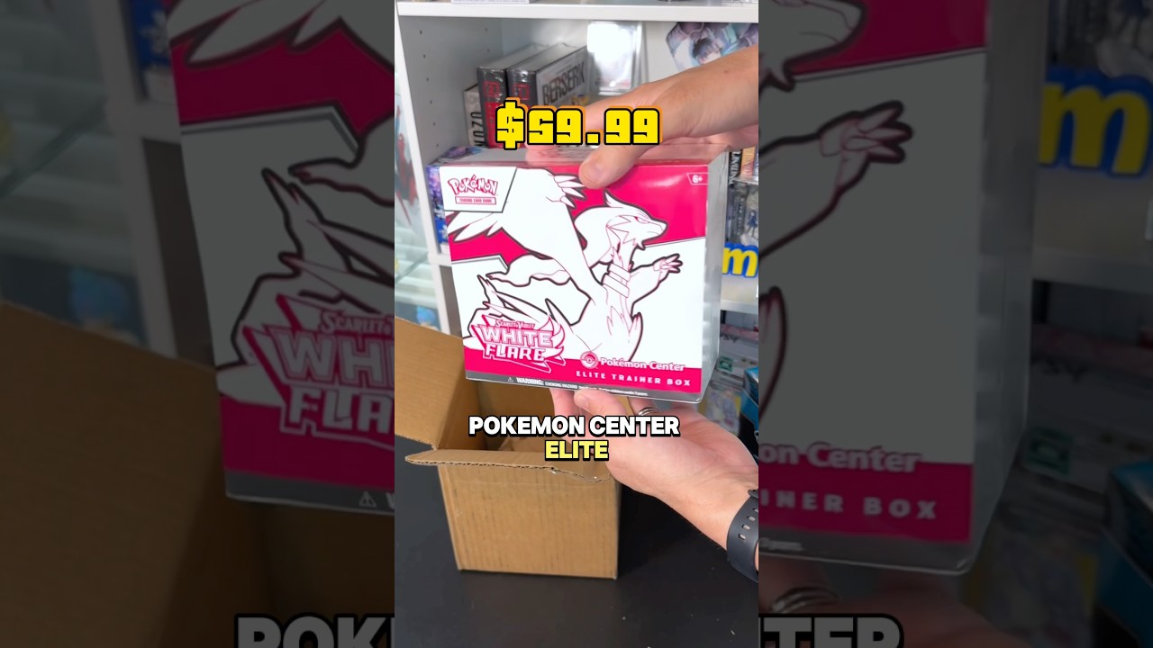 White Flare POKEMON CENTER Elite Trainer Box 😯📈