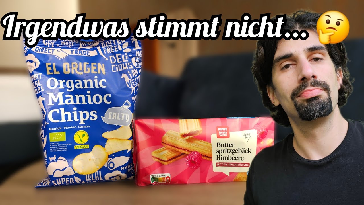 Super butter cookies from REWE and cassava chips with problem