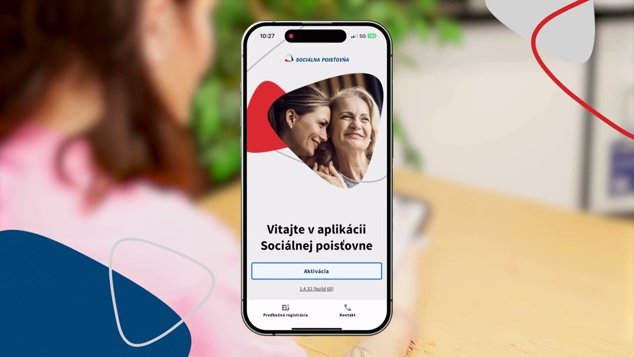 Aktiv&aacute;cia mobilnej aplik&aacute;cie Soci&aacute;lnej poisťovne len s pomocou mobiln&eacute;ho telef&oacute;nu