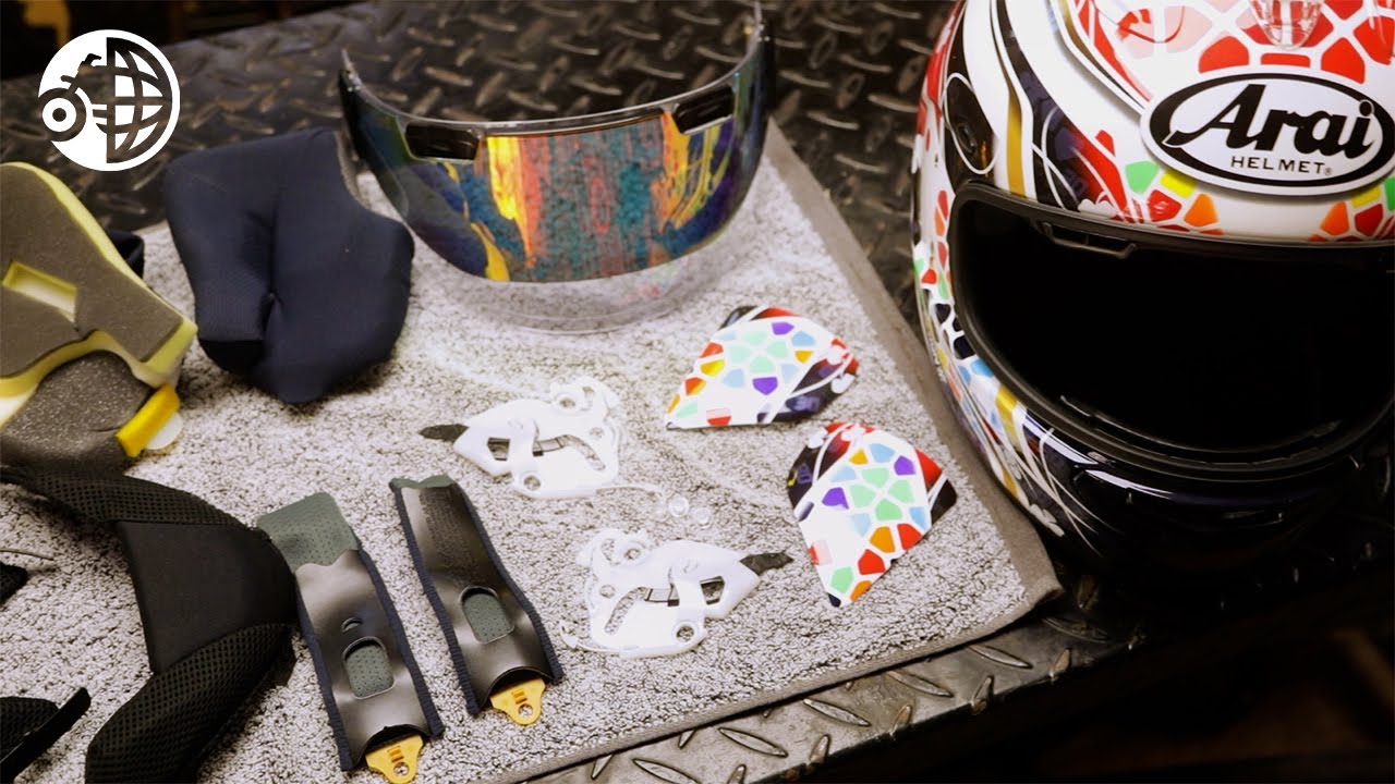 Как почистить шлем Arai / @motogeo Gear