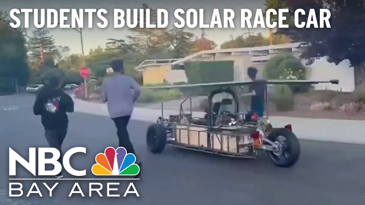 Palo Alto High School students build solar-powered vehicle for national challenge