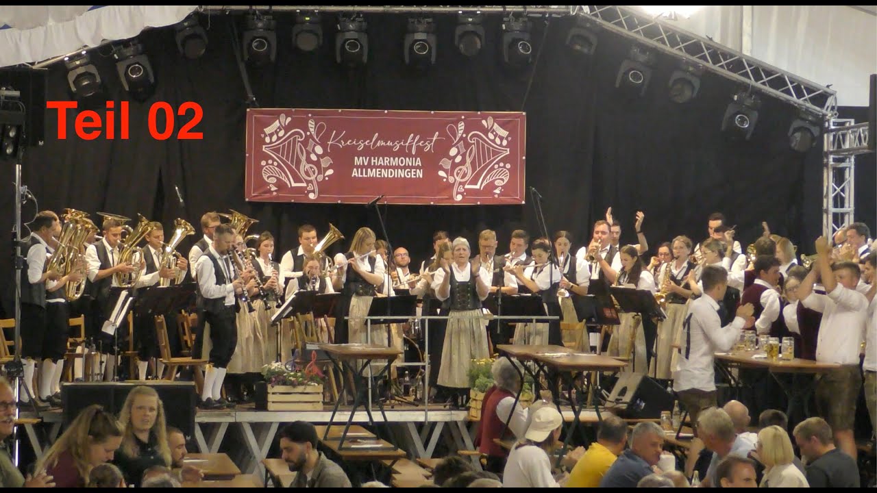 Kreiselmusikfest Allmendingen Teil 02-MV-Hohentengen+MV-Illmensee gemeinsam " Von Freund zu Freund"