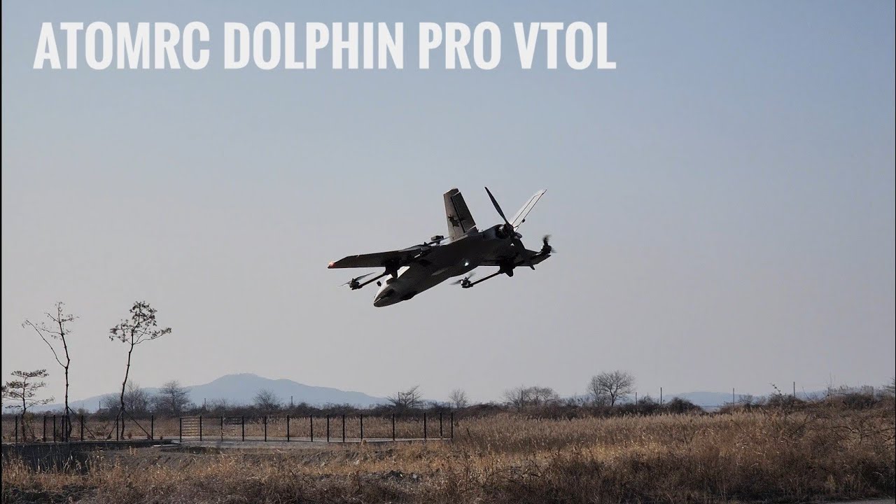 AtomRC Dolphin Pro VTOL acro mode test #2