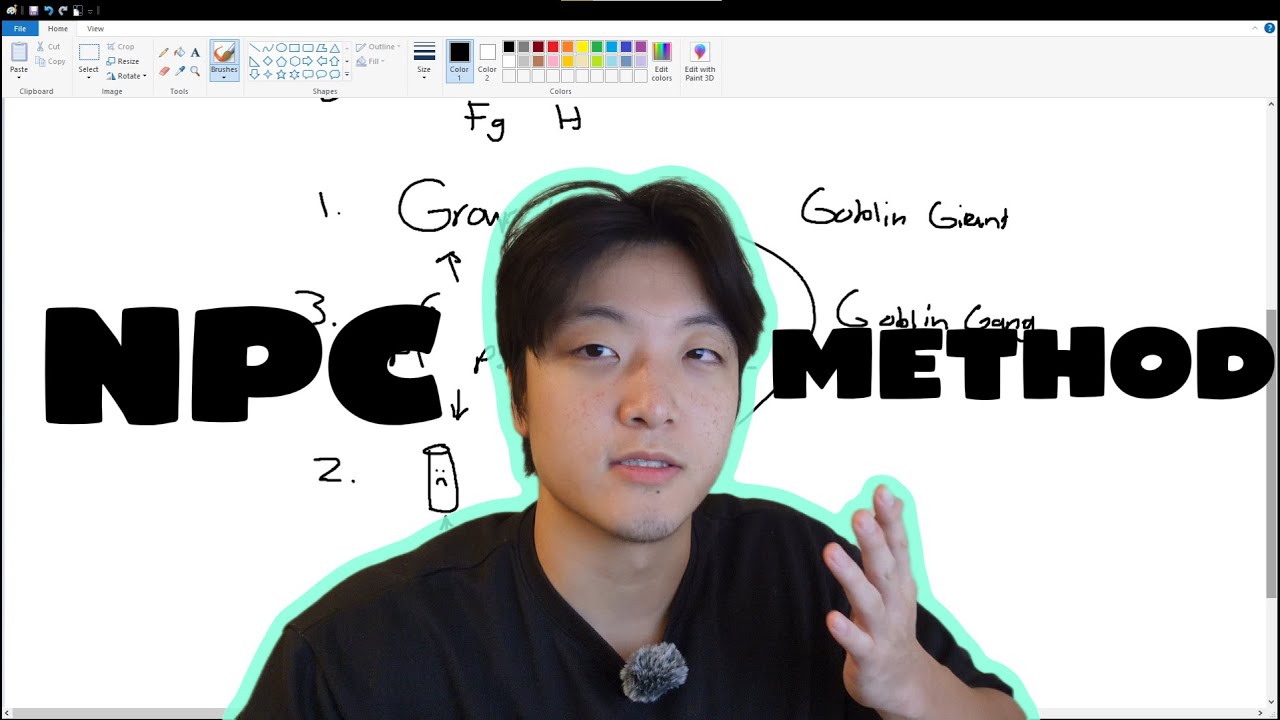 How to stop being the group punching bag (explained in ms paint)