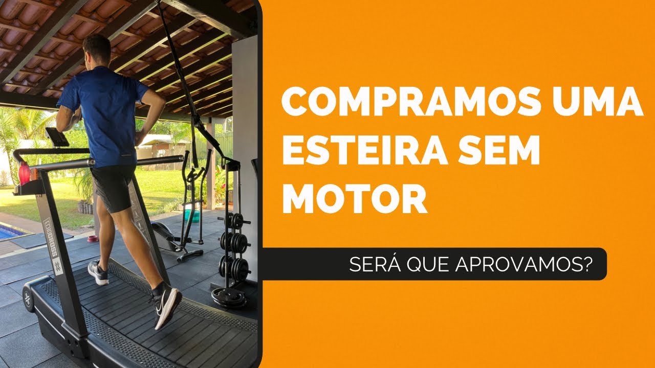 Testamos a esteira curva (sem motor). Montando uma academia em casa.