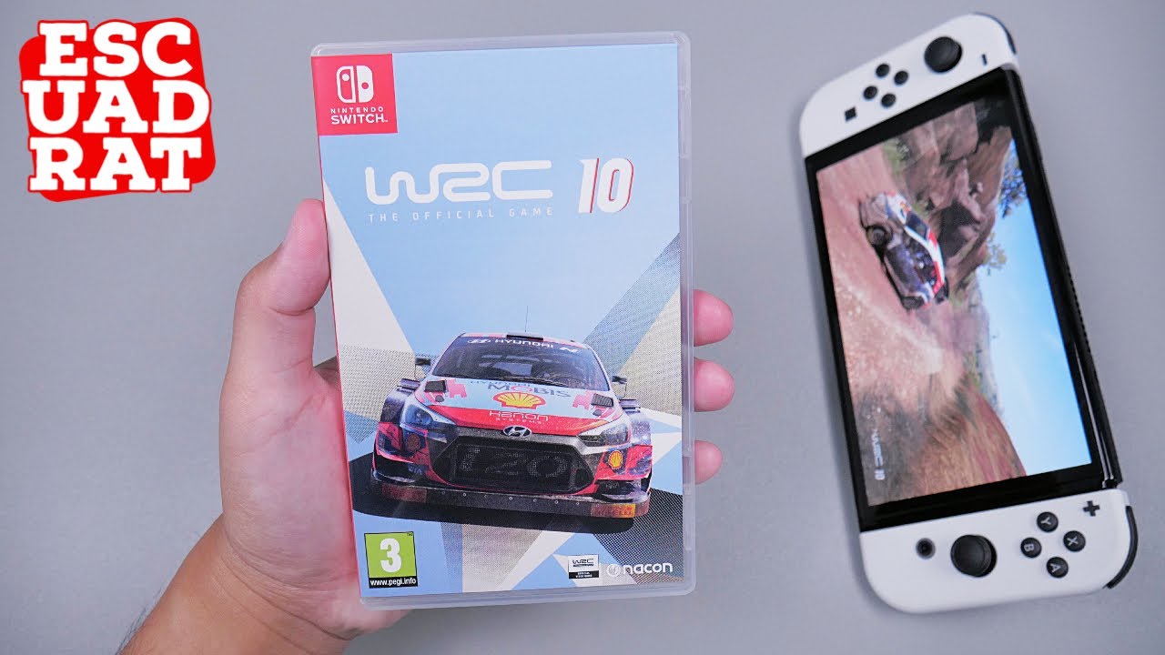 WRC 10 Switch, распаковка и геймплей World Rally Championship 10 Nintendo Switch OLED